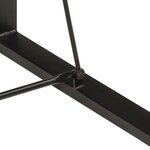 vidaXL Table de bar 60x55x110 cm bois massif de récupération