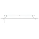 vidaXL Auvent Rétractable Noir 350 x 250 cm tissu