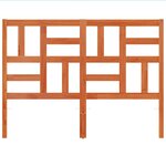 vidaXL Tête de lit cire marron 160 cm bois massif de pin