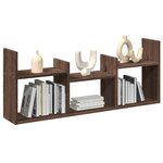 vidaXL Armoire murale 100x18x40 cm chêne marron bois d'ingénierie