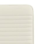 vidaXL Chaises à manger lot de 4 Crème Velours