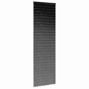 VidaXL Rideau anti-insectes gris foncé 56 x 185 cm bambou