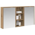 vidaXL Ensemble de Meubles de Salle de Bain 3 Pièces 116 x 16 x 62 5 cm