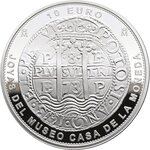 Pièce de monnaie en Argent 10 Euro g 27 Millésime 2025 Mint Museum Jewels CARLOS II POTOSÍ