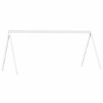 vidaXL Lit superposé avec toit blanc 90x200 cm bois de pin massif