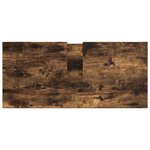 vidaXL Ensemble de mobilier de salle de bain 3 Pièces Chêne fumé