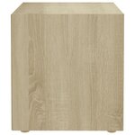 vidaXL Meuble TV chêne sonoma 37x35x37 cm bois d’ingénierie