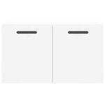 vidaXL Armoire murale Blanc 60x36 5x35 cm Bois d'ingénierie