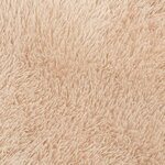 vidaXL Tapis Shaggy à poils longs NAVARRA beige 120x170 cm polyester