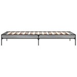 vidaXL Cadre de lit Sonoma gris 80 x 200 cm Bois d'ingénierie