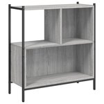 vidaXL Bibliothèque sonoma gris 72x28x77 5 cm bois d'ingénierie