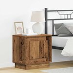 vidaXL Cabinet de chevet avec Bois ancien 44 x 34 5 x 45 cm