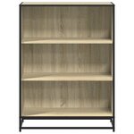 vidaXL Bibliothèque chêne sonoma 80 5x35x107 5 cm bois d'ingénierie