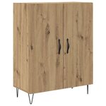 vidaXL Haut Armoire Chêne artisanal 69 5 x 34 x 180 cm