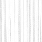 vidaXL Rideau en fils 2 Pièces 100 x 250 cm Blanc