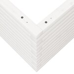 vidaXL Jardinière blanc 60x60x45 5 cm bois de pin massif