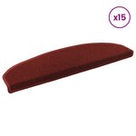 vidaXL Tapis d'escalier auto-adhésifs 15 pièces 80 x 24 5 x 3 5 cm
