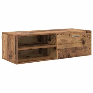 vidaXL Cabinet en Bois avec tiroir Bois ancien 100 5 x 39 x 30 cm