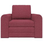 vidaXL Canapé-Lit Rouge bordeaux 98 x 71 x 83 cm tissu