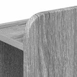 vidaXL Cabinet de Tête de Lit Sonoma gris Bois d'ingénierie