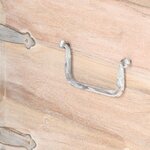 vidaXL Coffre 40x40x40 cm Bois d'acacia solide