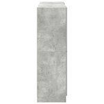 vidaXL Ensemble d'armoires de cuisine 3 Pièces gris béton