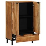 vidaXL Highboard Marron 60 x 33 x 100 cm Bois d'acacia massif