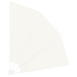 vidaXL Écran de confidentialité pour balcon Crème 160 x 160 cm tissu