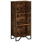 vidaXL Bibliothèque chêne fumé 50x31x106 cm bois d'ingénierie