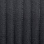 vidaXL Chaises à manger lot de 4 noir tissu