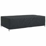 vidaXL Housse pour mobilier d'extérieur Noir 315 x 180 x 74 cm 210D
