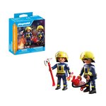 PLAYMOBIL 71885 - Pompiers avec hache et extincteur