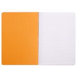 Cahier Piqué Orange - A4 21x29,7 - Ligné - 96 pages