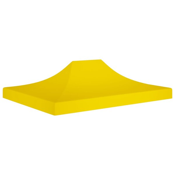 vidaXL Toit de tente de réception 4 5x3 m Jaune 270 g/m²