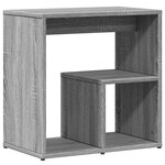 vidaXL Tables d'appoint 2 Pièces sonoma gris 50x30x50cm bois d'ingénierie