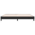 vidaXL Sommier à lattes de lit sans matelas noir 180x210 cm velours