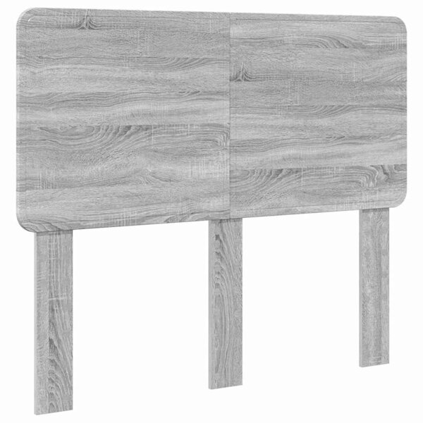 vidaXL Tête de lit Gris Sonoma 120 cm Bois d'ingénierie