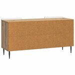 vidaXL Meuble TV Chêne artisanal 102 x 34 5 x 52 cm Bois d'ingénierie