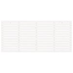 vidaXL Tête de lit murale Blanc 166x3x91 5 cm Bois massif de pin