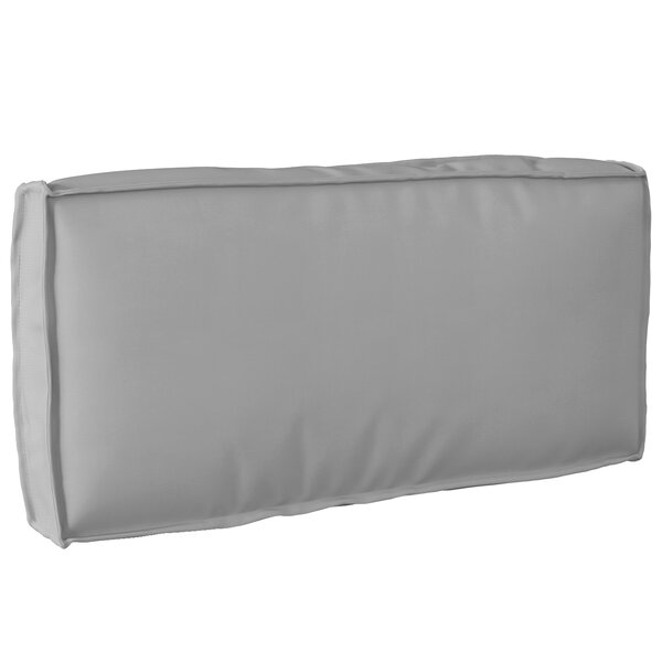 vidaXL Coussin Palette pour Dossier Gris 80x40x12 cm Tissu Oxford