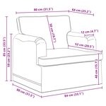 vidaXL Canapé 2 Pièces Gris clair 144 x 80 x 85 cm tissu