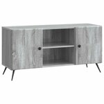 vidaXL Meuble TV 102 x 34 5 x 50 cm Sonoma gris Bois d'ingénierie