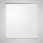 Store enrouleur occultant 120 x 230 cm blanc