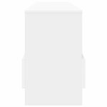 vidaXL Étagère à magazines Blanc 102 x 30 x 45 cm