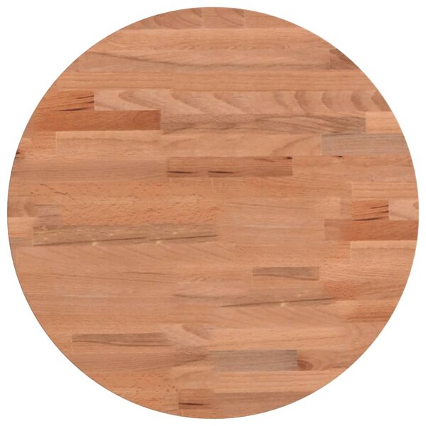 vidaXL Dessus de table Ø40x2 5 cm rond bois massif de hêtre