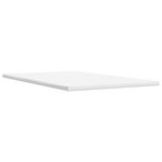vidaXL Sommier à lattes de lit avec matelas Crème 120x200 cm Tissu