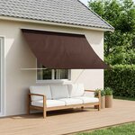 vidaXL Auvent Marron 150 x 150 cm