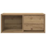 vidaXL Meuble TV chêne artisanal 60x31x25 5 cm bois d'ingénierie