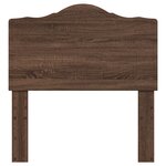vidaXL Tête de lit Chêne brun 75 cm Bois d'ingénierie