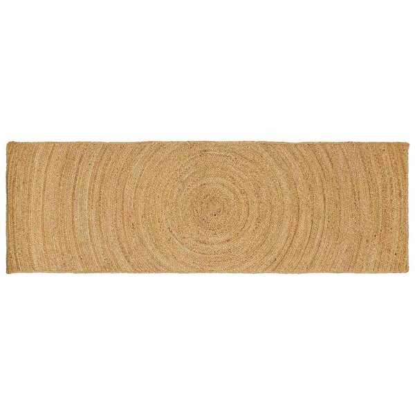 vidaXL Tapis de surface Rectangulaire Marron 80 x 200 cm Jute
